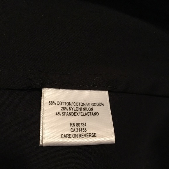 BCBG Black Ruffled A-line Shirt - Picture 5 of 5